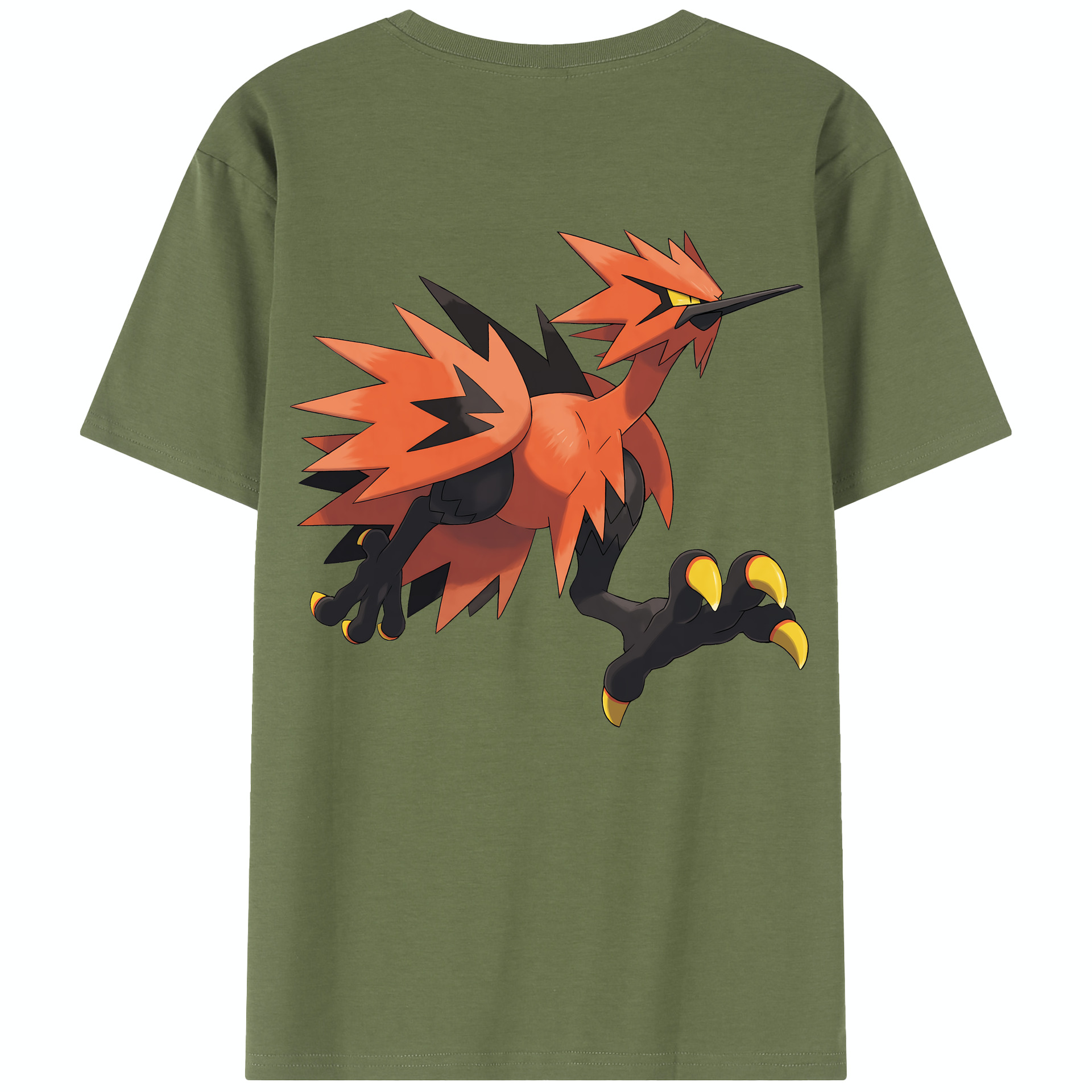 （画像用） ポケットモンスター Pokémon 綿100％半袖Tシャツ（背面プリント）